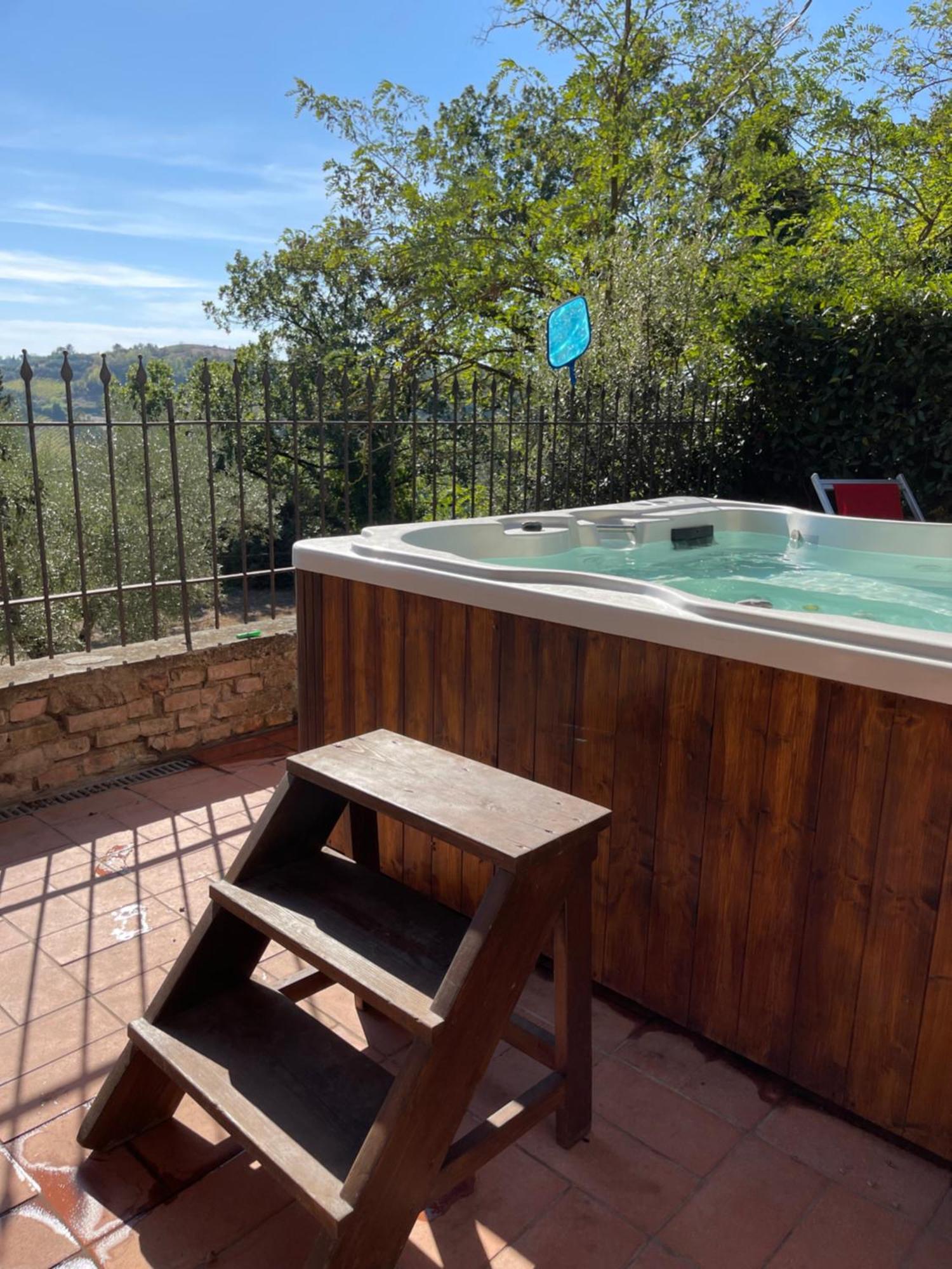 Intero Appartamento Con Private Pool E Jacuzzi Podere Settefrati Montaione Dış mekan fotoğraf